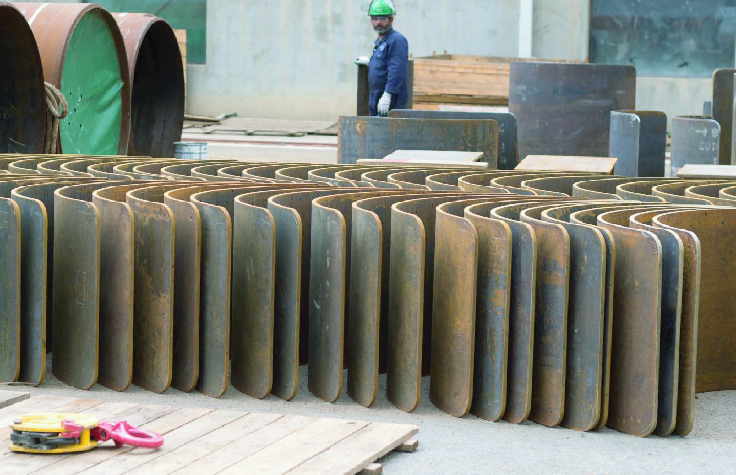 Pipe supports fabrication